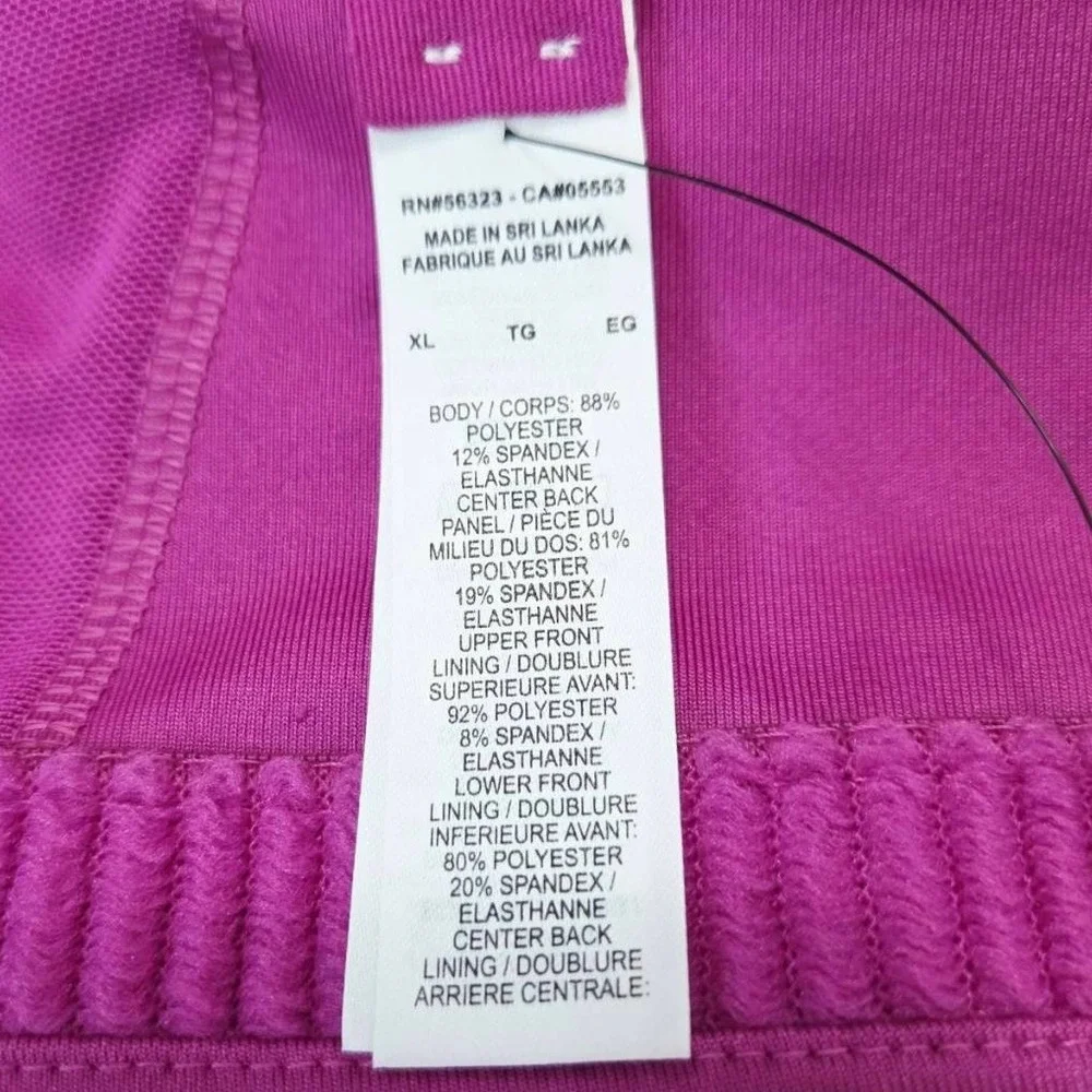 Nike Dri-FIT‎ Medium Support Sports Bra XL Training Mesh Back Hot Pink Gym NWT
